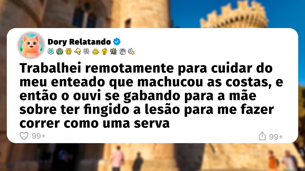 Mudei meu horário de trabalho para cuidar do meu ENTEADO DOENTE e descobri que ele estava mentindo