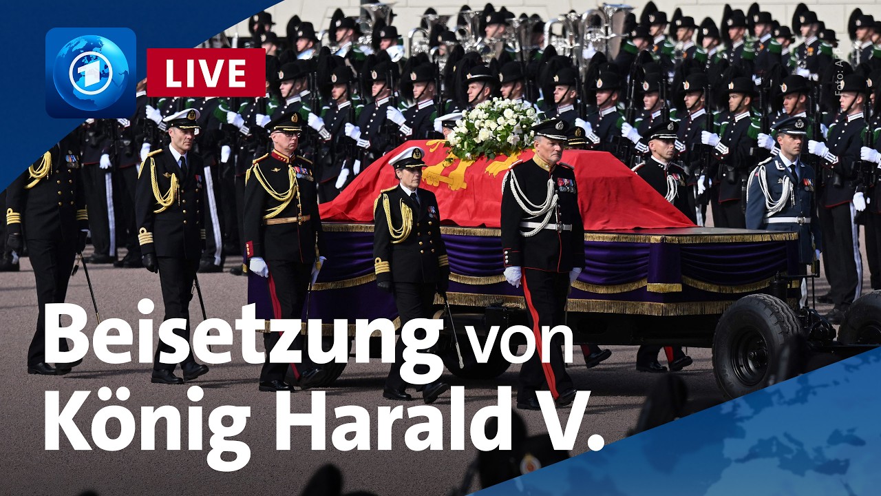 Norwegen nimmt Abschied von König Harald V. | 🌍 tagesschau24 Top-Thema, 9.9.2026