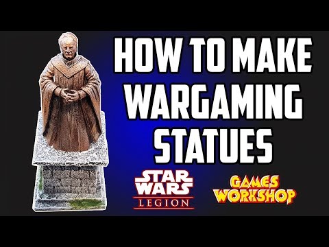 How To Make Wargaming statues! E.g Palpatine - Legion