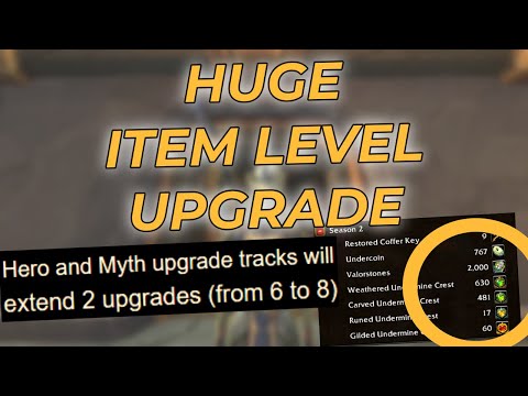 DON'T MISS THIS HUGE ITEM LEVEL INCREASE!