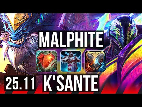 MALPHITE vs K'SANTE (TOP) | KR Master | 25.11