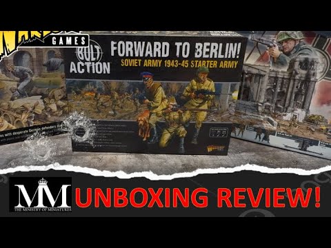 New Soviet Forward to Berlin Starter Set Unboxing & Sprue Review #warlordgames #boltaction #soviets