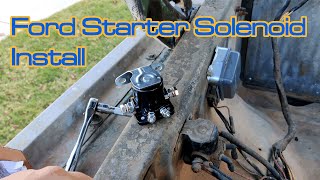 Easy Ford Starter Solenoid Replacement