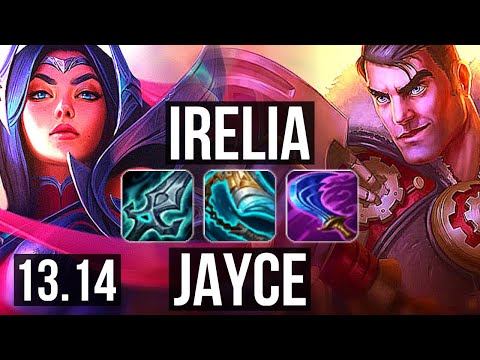 IRELIA vs JAYCE (TOP) | 72% winrate, 6 solo kills | KR Master | 13.14
