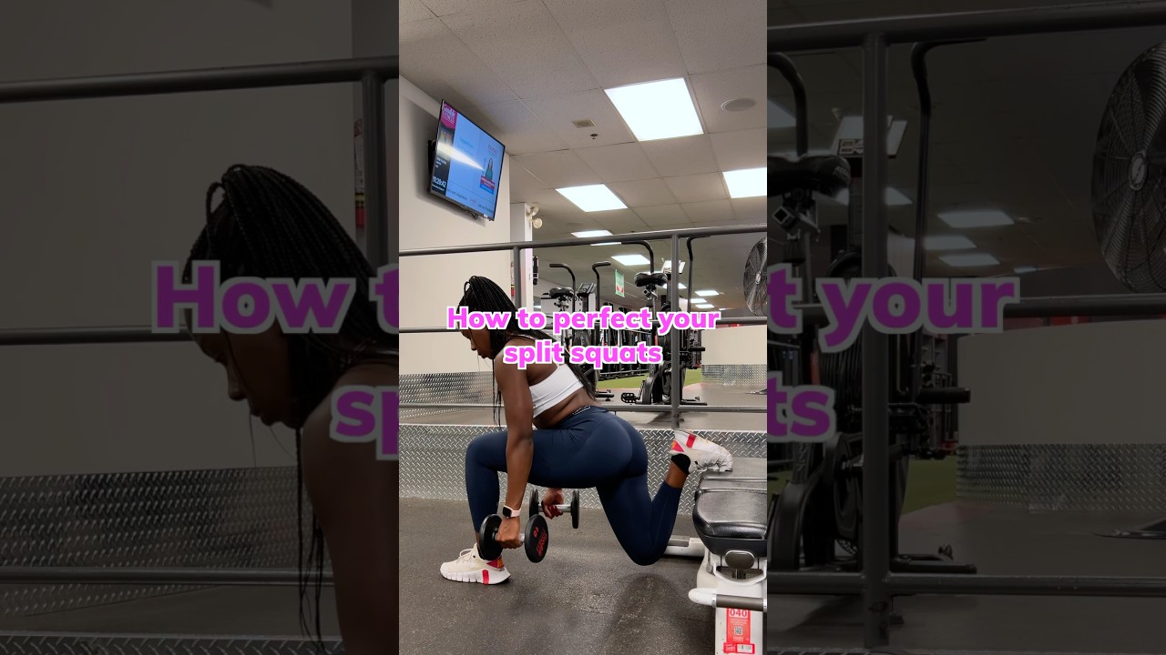 How to do Bulgarian split squats for your glutes - YouTube