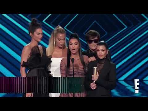 Kim Kardashian West's speech for their People's Choice Award win!!