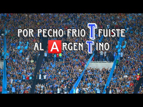 "Por PECHO FRÍO T fuisTe al " Barra: Los Piratas Celestes de Alberdi • Club: Belgrano • País: Argentina