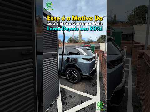 Esse é o Motivo do Seu Carro Elétrico Carregar mais Lento depois de 80%: curva de recarga