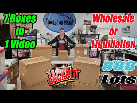 7 Boxes in 1 Video - This is Amazing! I Hit the Jackpot!!!! Wholesale or Liquidation? - Re-selling