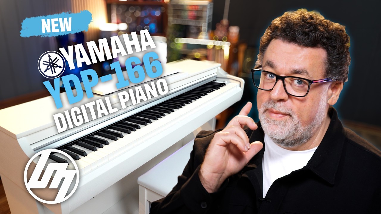 Yamaha YDP166B Digital Piano w/Matching Bench - Black