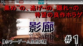 #1【ホラーゲーム】待望の良作ホラゲ「影廊」steam製品。Shadow Corridor