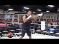 WLADIMIR KLITSCHO FULL BOXING WORKOUT (KLITSCHKO TRAINING & SHOWING OFF SLICK MOVEMENT)