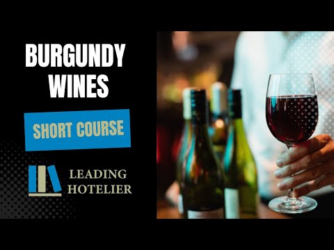 Burgundy Wines Short Course - Food and Beverage Service Training #20