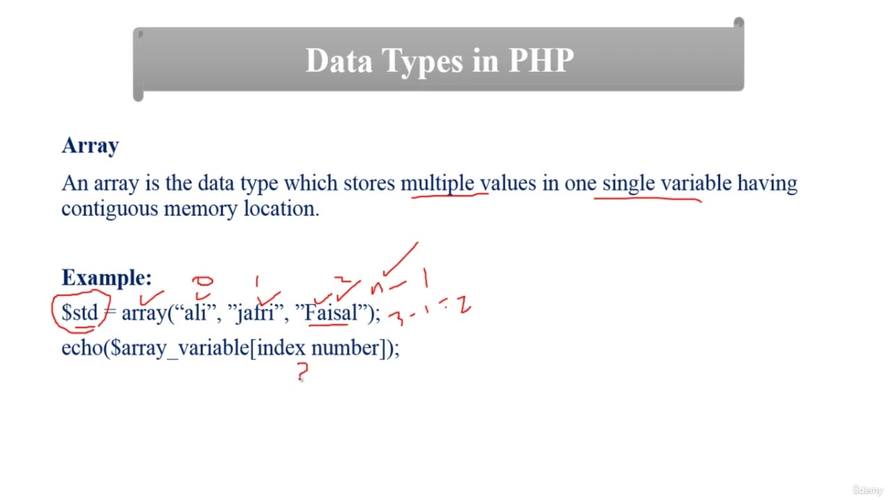 3  PHP Compound Data Types