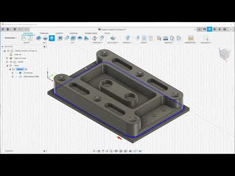 Modulo CAM Fusion360 lavorazioni 2D   04 Contornatura