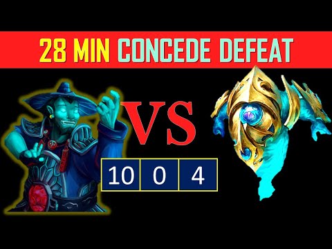 Storm Spirit vs Morphling - 28 Min CONCEDE DEFEAT (Dota 2)