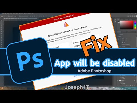 Fix Photoshop Error – “This Unlicensed App Will Be Disabled Soon”