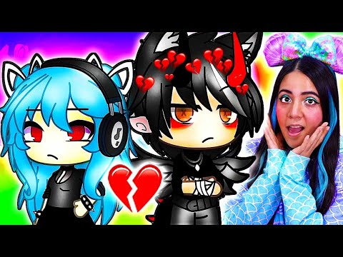 A Vampire In An All Demon School! 🩸 Gacha Life Mini Movie Love Story Reaction