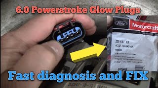 Quick Fix 6.0 Powerstroke Glow Plugs | Inspect / Diagnose / Replace | GPCM