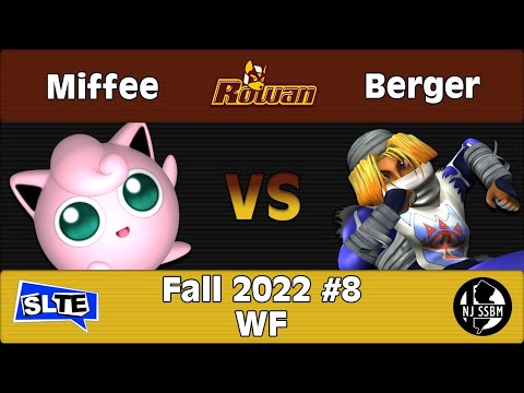 Rowan SSBM Fall 2022 #8: Miffee (Puff) Vs. Berger (Sheik) - WF