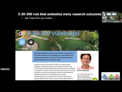 Green Cities Europe Lecture Ecological Urbanism Nico Tillie