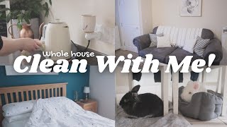 Whole house clean with me! Cleaning & tidying a minimal home