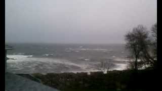 preview picture of video 'VIDEO0008.3gp Storm Sandy 9AM Rockport MA.'