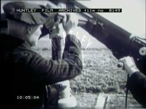 German military training film on how to use flak artillery, 1930's -- Film 8149