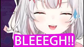 Ayame's Mood Instantly Drops After Drinking This (Nakiri Ayame / Hololive) 【 Sub EN/JP 】