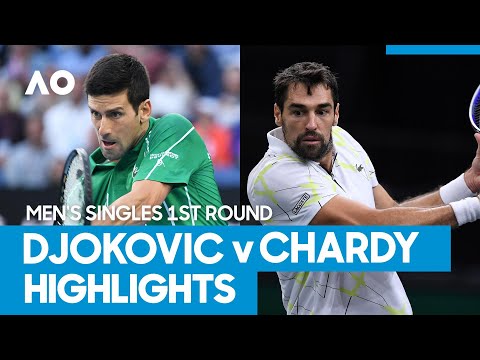 Novak Djokovic vs Jeremy Chardy Match Highlights (1R) | Australian Open 2021