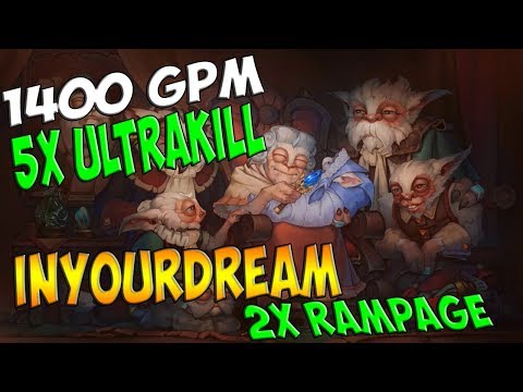 inYourdreaM [ Meepo ] WTF 47 Kills 1400 GPM 5x UltraKill 2x Rampage