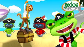 Pirate Treasure Hunt! 🏴‍☠️💎 | Gecko's Garage 🚚 | Cartoons For Kids | Toddler Fun Learning