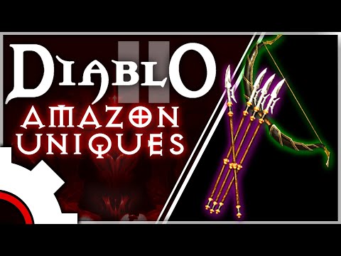 Using Pointy Sticks with the Amazon Uniques in Diablo 2 Resurrected
