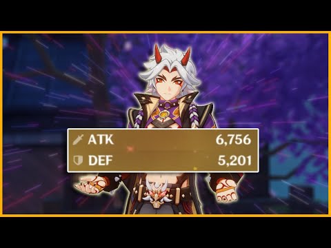 What Full Defense Build on Arataki Itto looks like | Genshin Impact