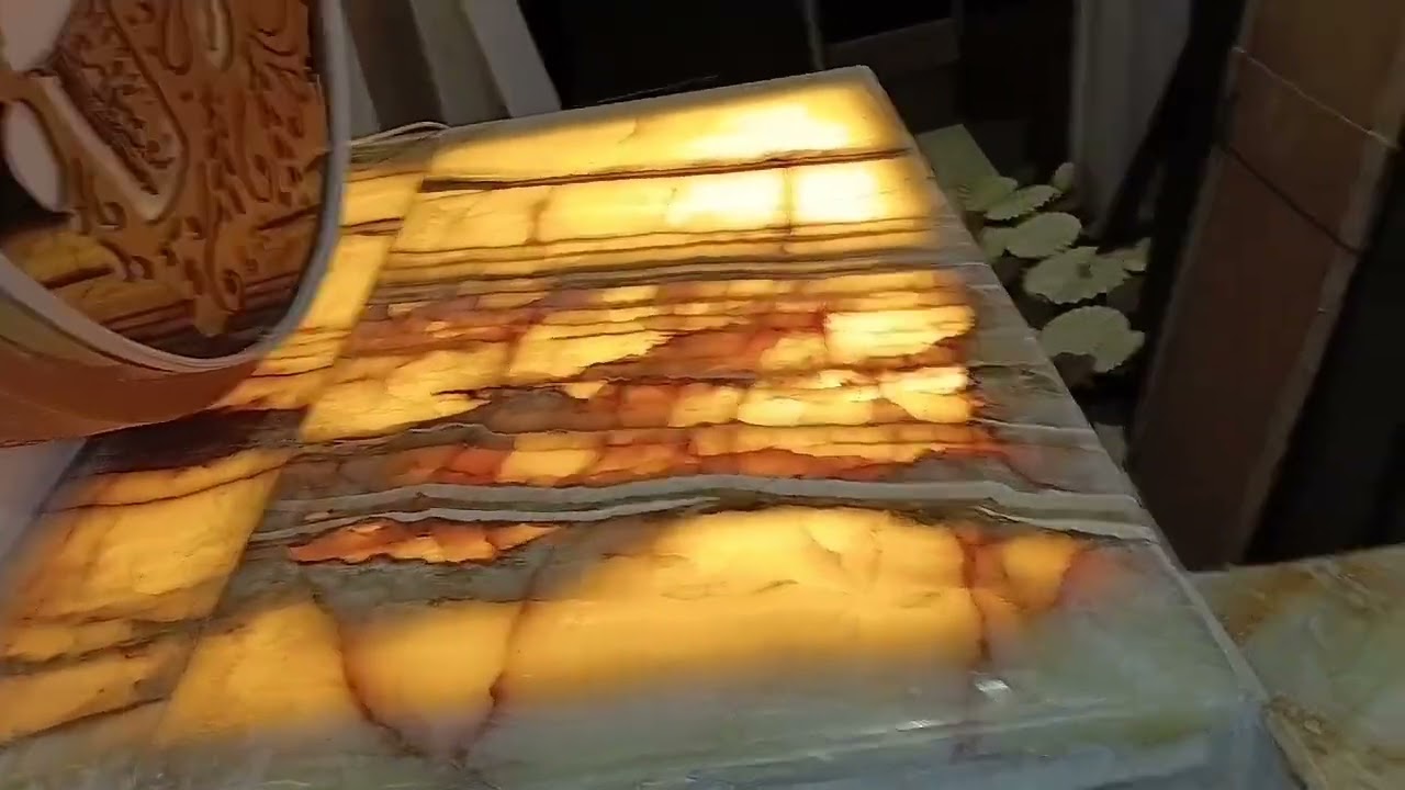 Onyx bar counter top 