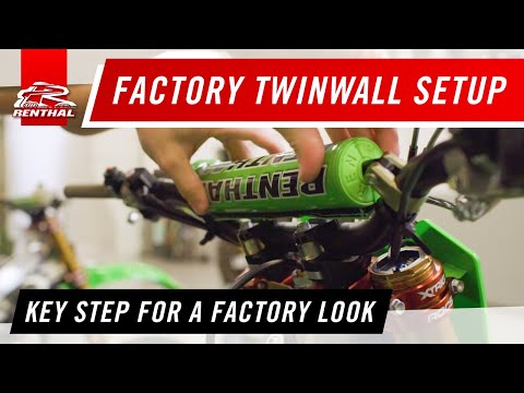 How to fit Renthal Twinwall braced handlebar : Learn how the pro’s do it • Renthal Tech Tips