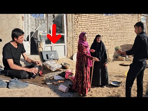 Elham's efforts to keep her children safe in winter