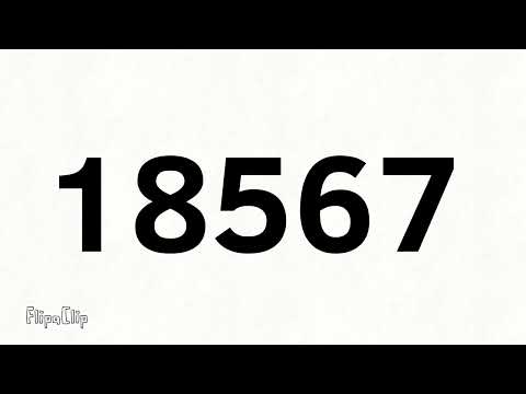 números de 1 até infinito em 6 segundos