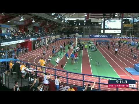 Boys 4x800m Relay Section 1 - New Balance Nationals Indoor 2014