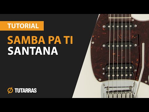 How to play SAMBA PA TI from SANTANA - Electric Guitar GUITAR LESSON