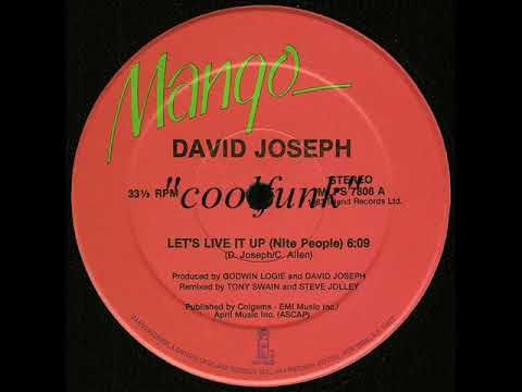 David Joseph - Let's Live It Up (Nite People) "12 inch 1983"
