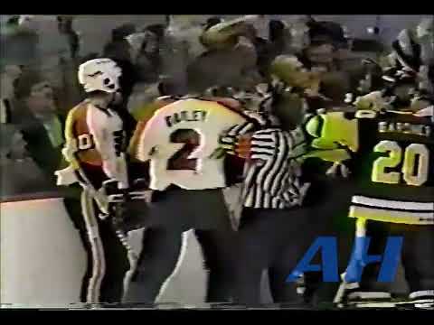 NHL Oct. 29, 1981 Philadelphia Flyers v Pittsburgh Penguins (R) Mel Bridgman v Gary Rissling (R)