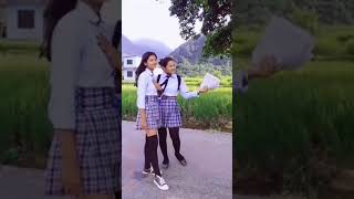 Nepali school girl TikTok Kanda