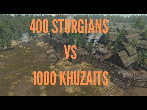 400 Sturgians vs 1000 Khuzaits | Siege Defence | Mount & Blade 2: Bannerlord