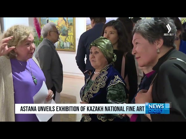 Елордада ұлттық бейнелеу өнері жауһарларының көрмесі ашылды