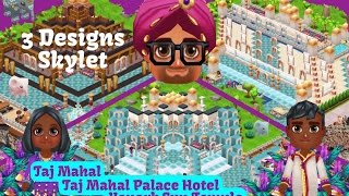 Food Street Game - Skylet&#39;s Taj Mahal, Palace Hotel and Konark Sun Temple