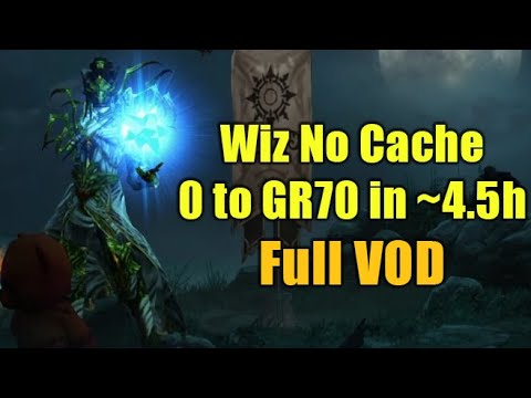 No Cache Wizard lvl 1 to GR70 in ~4.5h Season 28 Start Test Run