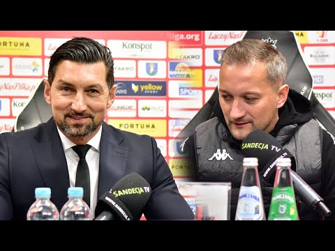 2021-04-17 Sandecja - Widzew Łódź 3-1 (2-0), pomeczowa konferencja