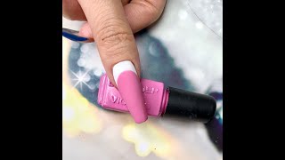 Tutorial | Pink & White Nail Art Design | Lavender Violets Nails