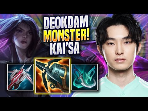 DEOKDAM IS A MONSTER WITH KAI'SA! - DK deokdam Plays Kai'sa ADC vs Tristana!